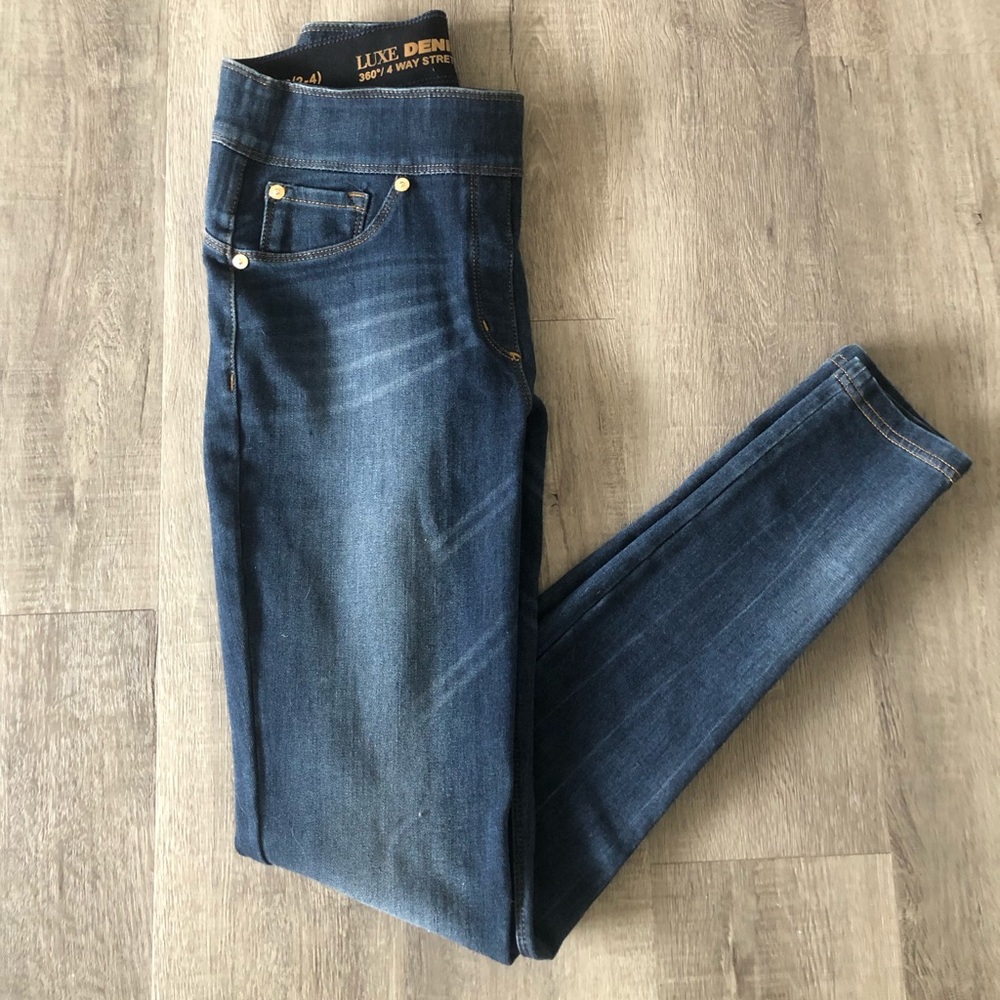Luxe denim jegging XS (2-4)